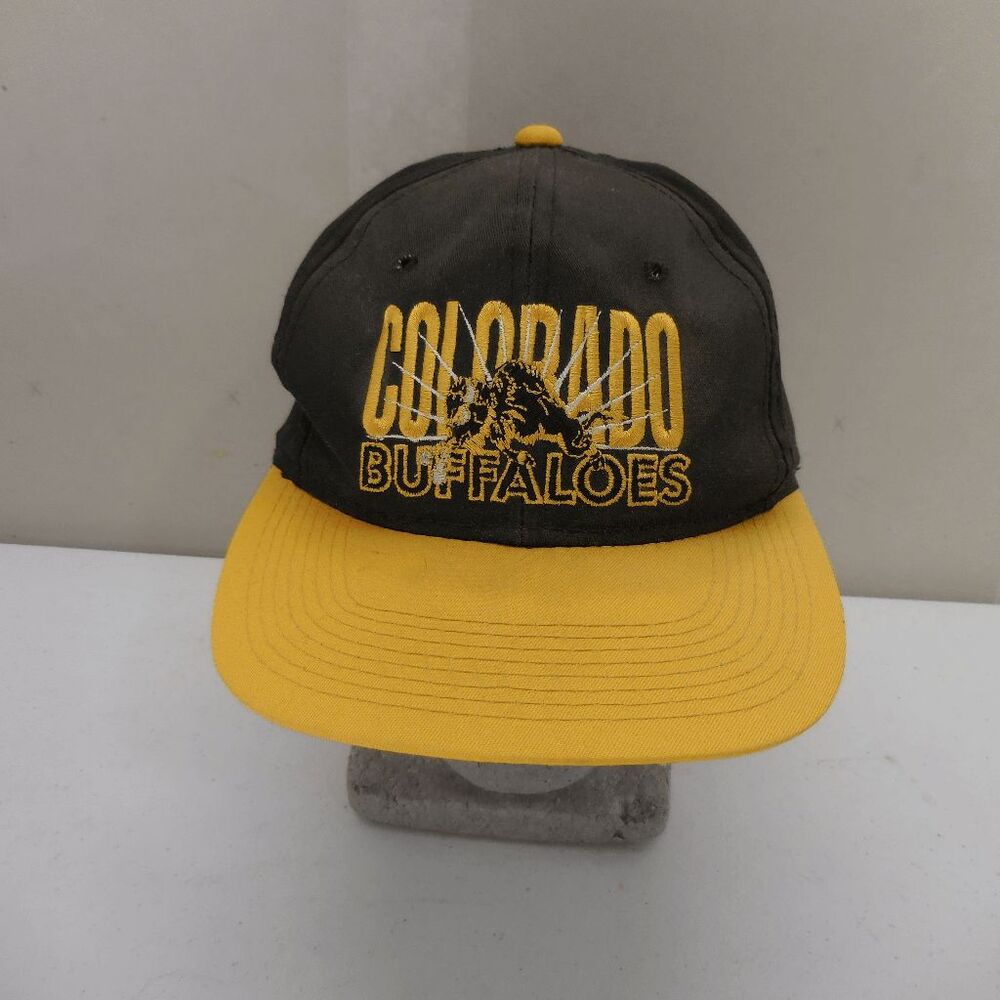 Vintage Colorado Buffaloes Snapback Hat Signatures Logo Laser NCAA Wool‎